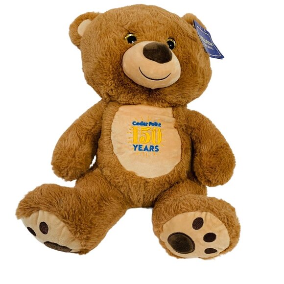 Cedar Point 150 Years Kellytoy Bear Plush Brown Stuffed Animal Souvenir Collect - Picture 2 of 12